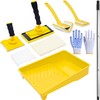 Paint Edger Tool Kit, 9” Paint Pad Set with 360°