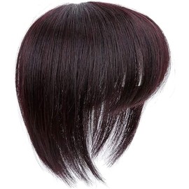 Cabello para mujeres Cabello humano real, Topper Human Topper Caper en extensiones de para mujeres, pelucas cortas, 20 cm, marrón oscuro