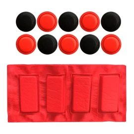 BIOMAGNETISMO IMANES MX Tira De 4 Ferrita, 10 Imanes Ferrita 18x4 Biomagnetismo