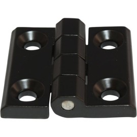 Metal Hinge Screw-On Hinge Zinc Die-Cast Zinc GD-Zn 60 x 60 mm 270° Black Powder Coated