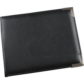 Esposti Disabled Badge and Timer Holder - Blank and Discreet Cover - Metal Corners (Hologram Safe) Black