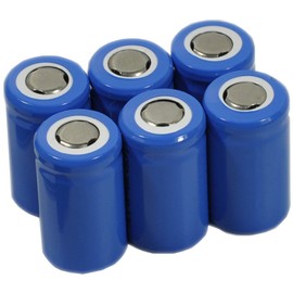 BTBAI 6X 14250 Battery+Charger AC Wall Dual Top Flat 280mah 3.7V Li-ion Rechargeable s10a