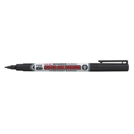 uni-ball PNA-125 uni Super Ink Marker Black Oil Based Marker Fine Bullet Tip 0.9mm Line Width Writes on Most Surfaces Single Pack