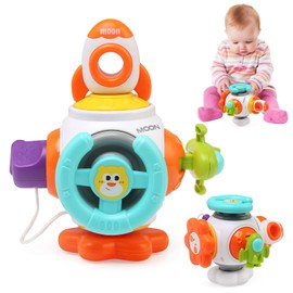 LEADSTAR Busy Activity Cube, Baby Motor Skills Cube from 1 Year Girl Boy, Busy Cube from 18 Months for Fine Motor Skills Preschool Learning Gift, Activity Cube Baby Montessori Toy (B)