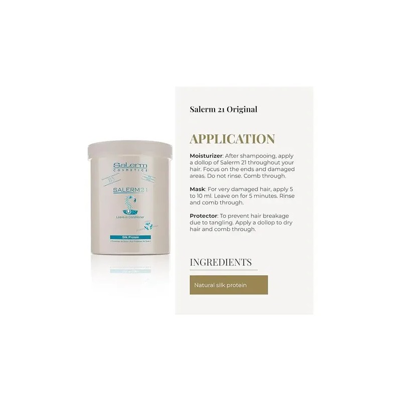 Acondicionador Para Cabello Dañado Y Procesado Salerm 1 L