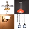 Akahttbn Ceiling Fan Pull Chains 12 Inches Glass Fan Pulls