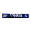 Inter, Sciarpa Jacquard dedicata al giocatore Pio Esposito, 100% Acrilico,
