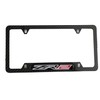 ZR2 License Plate Frame Cover Holder ForChevy ZR2, Carbon Fiber,