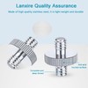 LANXIRE 1/4" Male to 1/4" Male Threaded Tripod Screw Adapter,