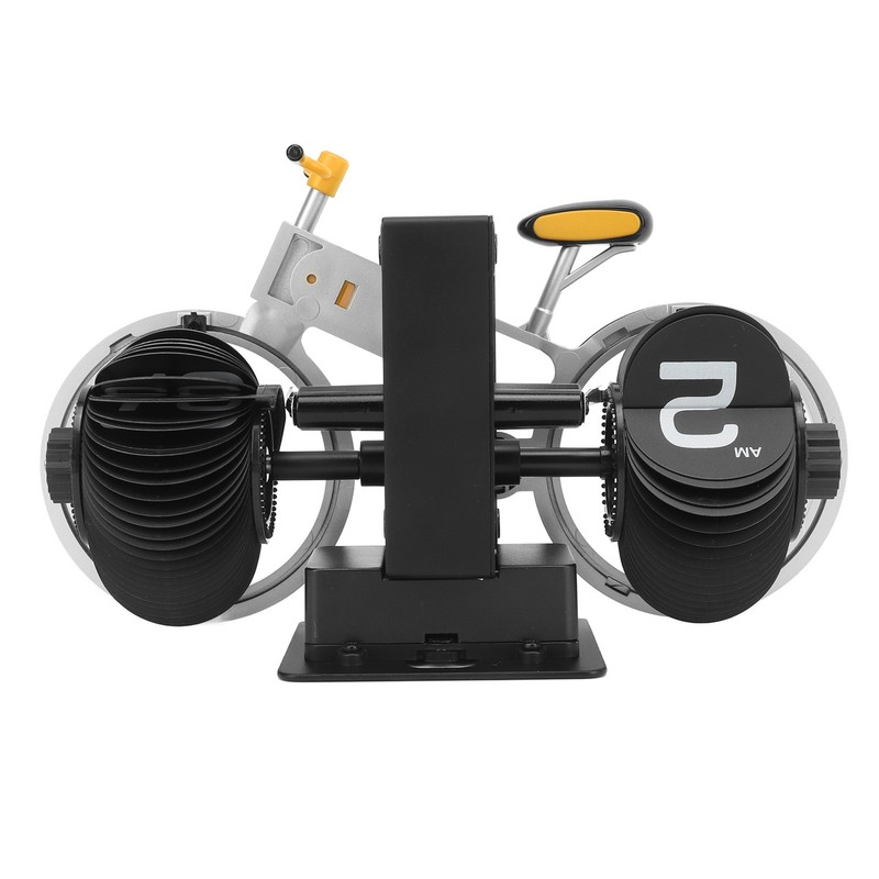 Bicycle Flip Clock Creative Automatic Flip Down Clock Desktop Stress