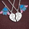 Friends Necklace Friendship Necklace Sister Matching Necklace Christmas Birthday Gifts