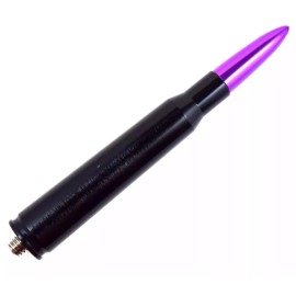 VMS RACING Black And Purple Bullet Antenna For ALL FORD F150 Fits ALL years