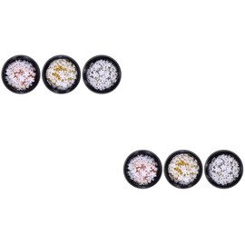 LALAFINA 2sets Mini Resin Nail Decorations Nail Charms for Manicure Diy Ornaments 3boxes*2