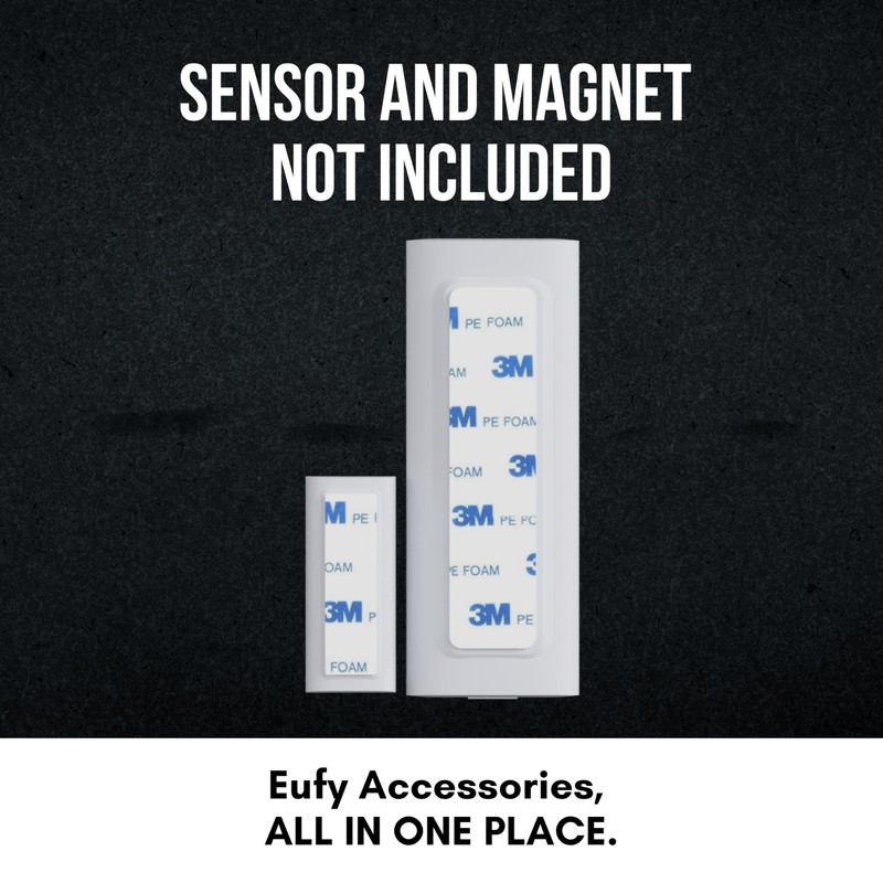 Contact Sensor Adhesive - Compatible with EUFY Sensor | Mounting