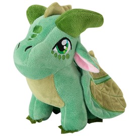 TOLLION Cuddly Soft Plush Wings Dragon Plush Toy Dragon Stuffed Animals Pterosaur Plush Flying Dragon Pillow Plushies Gifts for Fans Adults Kids Boys Girls Toys,12 Inches (Green)
