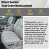 Priprilod # 922 Gray Leather Driver & Passenger Bottom &