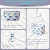 Women Cosmetic Bag Set Toiletry Bag Organizer Makeup Bag Blue