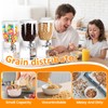 Petyoung Triple Food Storage Dispenser, 6L Capacity Cereal Container, Plastic