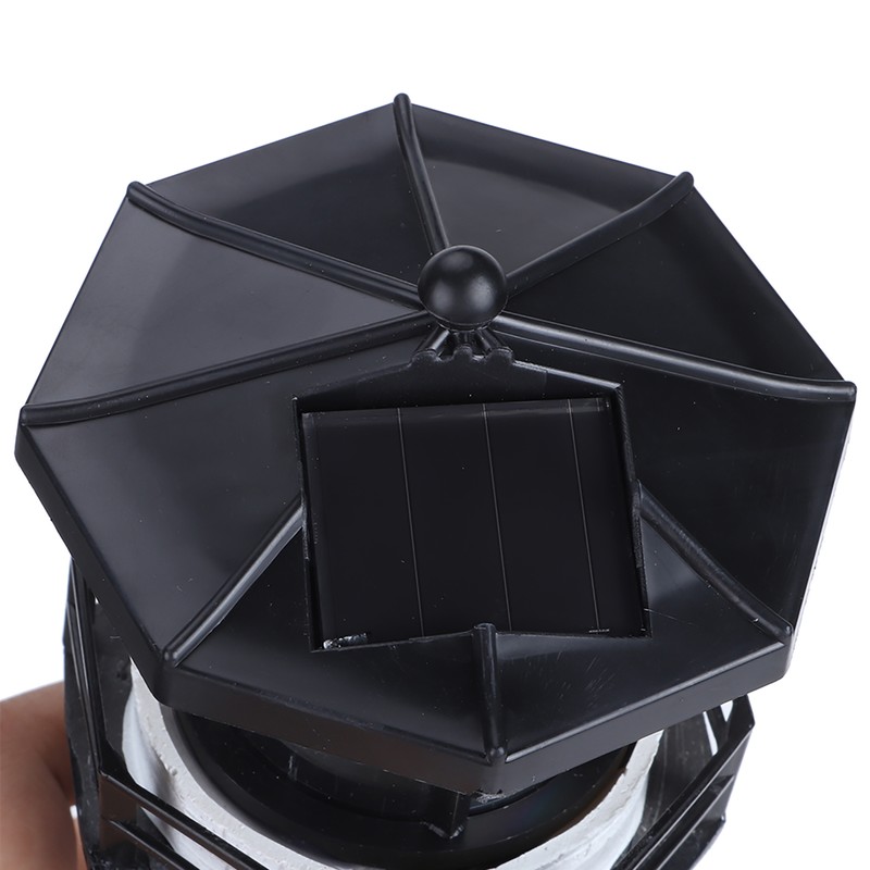 Outdoor Solar Power Rotating LED Light Landscape Lamp Garden Courtyard