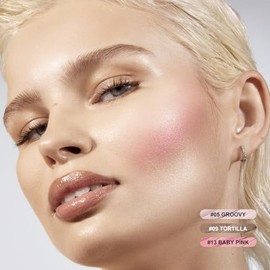 FOCALLURE 3 barras de contorno en crema, tonos con iluminador y bronceador y rubor, lápiz de contorno facial no graso de larga duración, fácil de escu