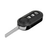 3-button car key shell for Fiat 500L MPV Ducato Citroen