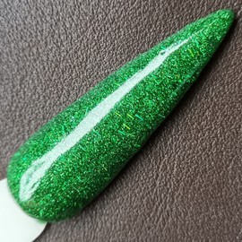 OUMISAYA Forest Green Sparkle Glitter Nail Dip Powder Colors 1OZ(fl.oz) SG004 Ultra Fine Glitter Dipping Powder, Sparkle Shiny, Thin and Light Weight