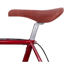 Gusti Sean Y Genuine Leather Bicycle Saddle Retro Design Soft Saddle Road Bike Trekking Bike Brown