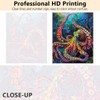 TISHIRON Paint by Numbers Adults Beginners The Octopus with Coloured