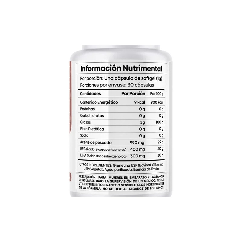 3 Frascos Ultra Omega 3 Nutrientes Vidalabs México Epa Y
