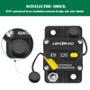 LENKRAD 120 Amp Marine Circuit Breaker Resettable 120A with Manual