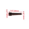 Yibuy Guitar Rosewood Bridge Pins For Acoustic Guitar