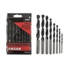 DART 8 Piece Brad Point Wood Drill Bit Set -