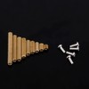 M2 Standoff, Female Brass Cylindrical Thread Standoff with Stainless Steel