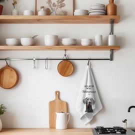 INDAJEDN Weimaraner Gifts Kitchen Towels 16x24 inch, Weimaraner Dog Dish Towels Tea Towels for Kitchen, Weimaraner Dog Decorative Hand Towels, Weimaraner Dog Kitchen Decor