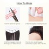 Meiverah Frontal Hairpiece for Women Hair Extension Hairline Loss Straight