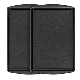 ProBake Set of Two Medium Nonstick Cookie Sheet, Baking Pan, 15.2" x 10.2" x 0.7"