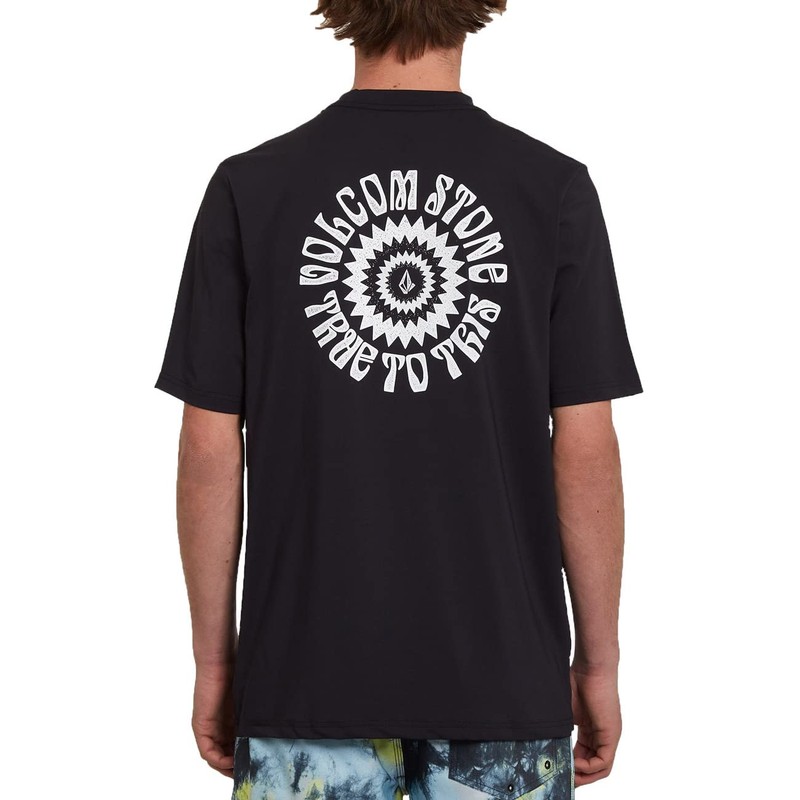 Volcom Men's Standard UPF 50+ Short Sleeve Loose Fit Rashguard,