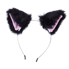 Vaguelly Adorable Plush Ear Headband for Women Creative Animal Ears Design for Cosplay Parties and Photography Props Durable and Attractive Hair Accessory