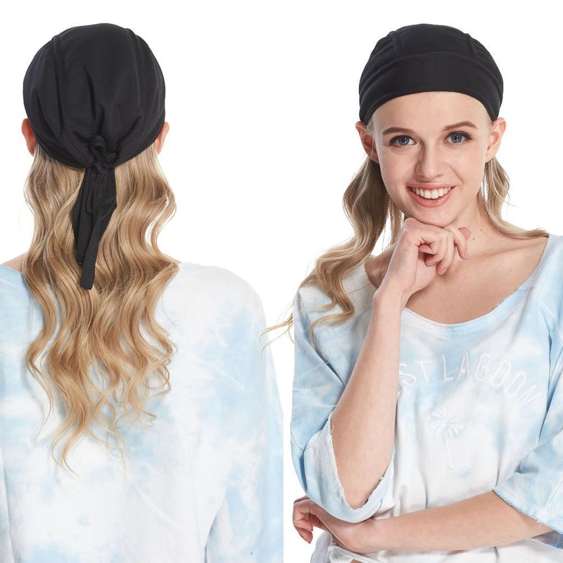 Cooling Sweat Wicking Do Dew Rag Skull Cap Beanie for