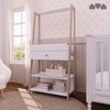 Milliard Nursery Dresser and Baby Changing Table with Storage &