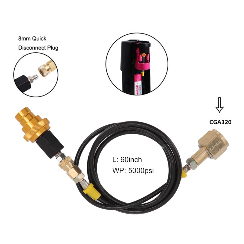 Soda Water Adapter Hose Kit for DUO for Terra for