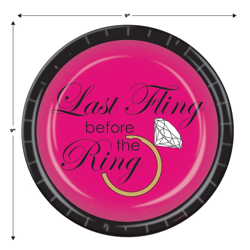 Beistle Last Fling Plates