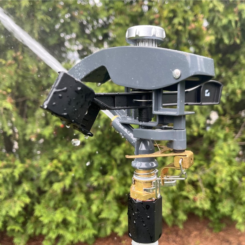 Heavy Duty Tripod Sprinkler 300003, Long Range Sprinkler with 125