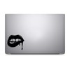 World Design Lip Bite Dripping Notebook Car Laptop 5.5" (Black)