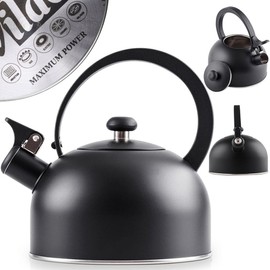 Kettle Kettle Whistling Kettle Stainless Steel Black 2 L