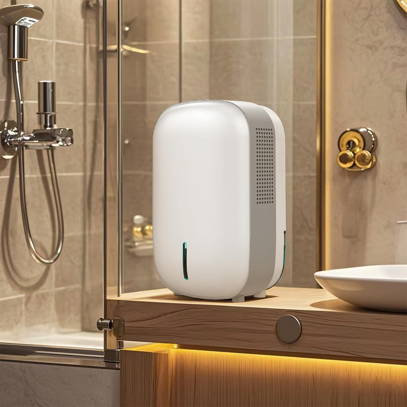Mini Dehumidifier for Small Bathroom. Quiet. Auto Shut-OFF. Power Off