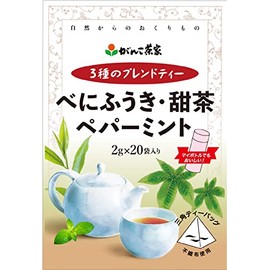 Ganko Tea House Benifuuki, Sweet Tea, Peppermint 0.07 oz (2 g) x 20 Bags
