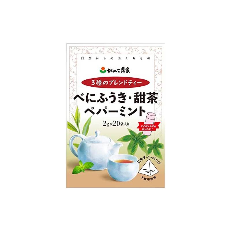 Ganko Tea House Benifuuki, Sweet Tea, Peppermint 0.07 oz (2