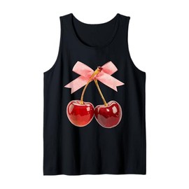 Cute Cherries | Cherry Bow | Cherry Fashion Tank Top
