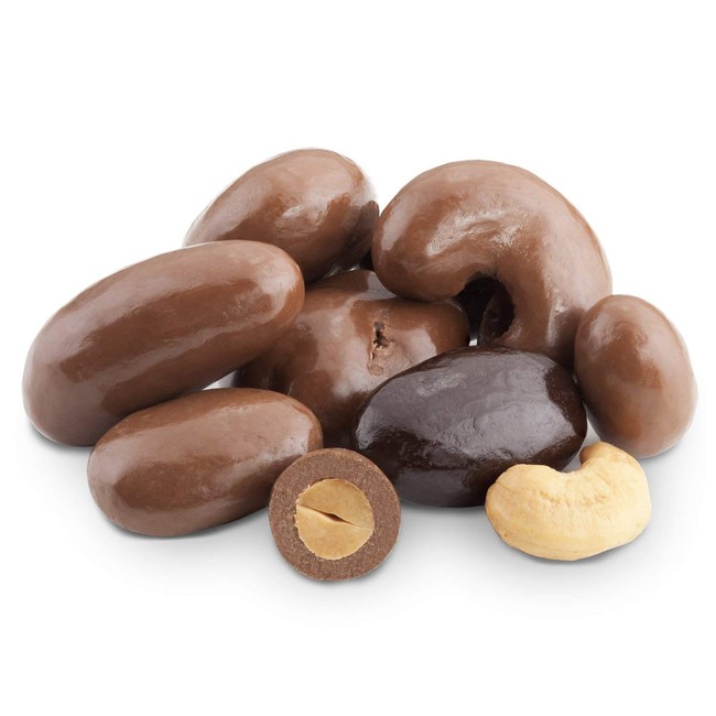 Premium Chocolate Candy 2 - 14 oz. packages (Milk and Dark Chocolate All Nut Bridge Mix)